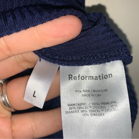 Reformation Blue Tank Top - Picture 6 of 10
